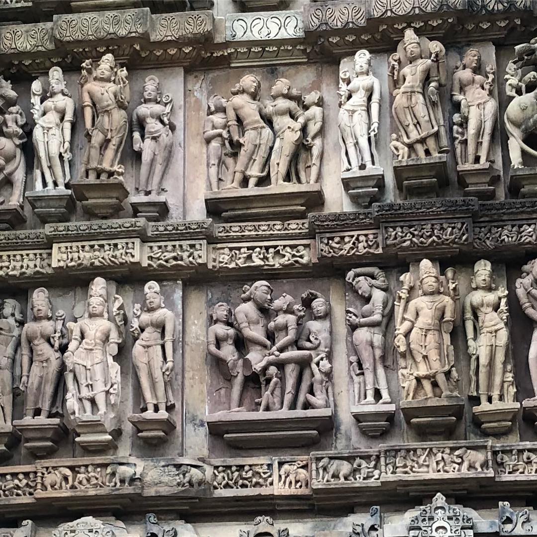 In Khajuraho monuments complex where some of the most beautiful temples are foun…