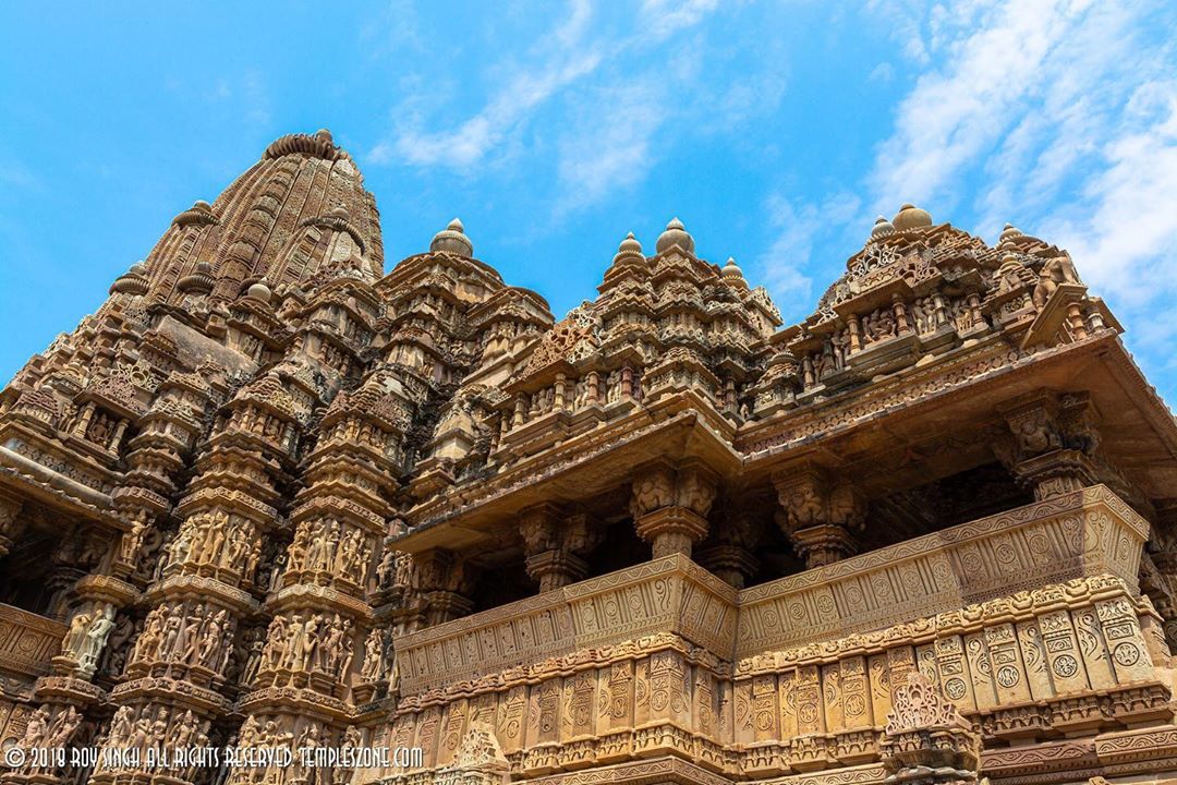Kandaria Mahadev Temple in Khajuraho Group Monuments –  #kamasutra
#khajurahomon…