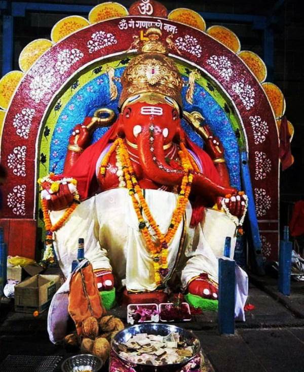 Mahaganpati / Dholya Ganpati, Wai, Maharashtra, India.