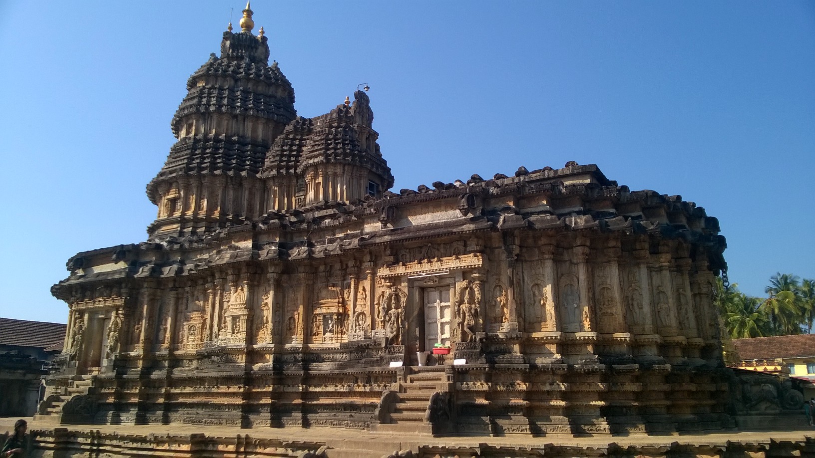Shringeri Sharadamba Temple, Chikkamagalur, Karnataka, India.